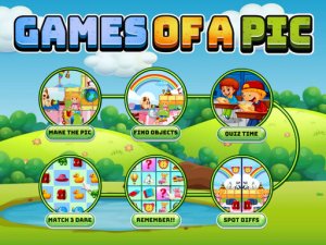 Games Of A Pic: Multi-Level Puzzle Game
