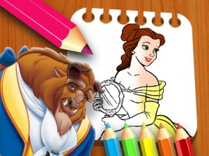 Beauty & the Beast Coloring Book Online Game