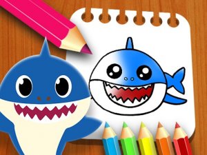 Baby Shark Coloring Book Online Game