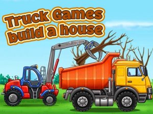 Truck Games: Build a House - Online Building Game for Kids - Kids Construction Game