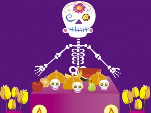 Skeleton Party Hidden Puzzle Game