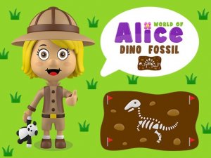 World of Alice Dino Fossil - Educational Kids Game