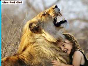 Lion And Girl Jigsaw Puzzle Game