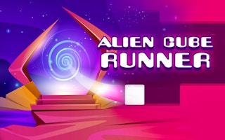 Alien Cube Runner: Tap to Build Adventure