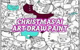 Christmas AI Art Draw Paint - Coloring Book Game