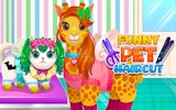 Funny Pet Haircut Salon Game