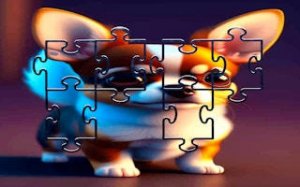 Tile Puzzle with Cute Characters